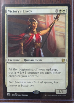 MTG Victory's Envoy Theros Beyond Death Regular - Image 1