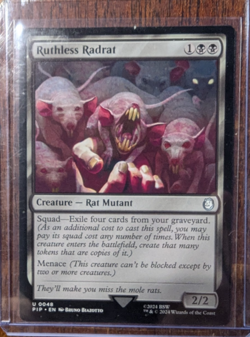 MTG Ruthless Radrat Universes Beyond: Fallout Regular - Image 1