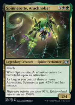1x Spinnerette, Arachnobat MTG Unfinity NM Magic Regular - Image 1