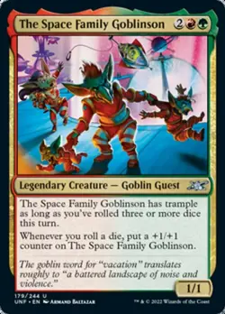 1x The Space Family Goblinson MTG Unfinity NM Magic Regular - Image 1