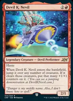 1x Devil K. Nevil MTG Unfinity NM Magic Regular - Image 1