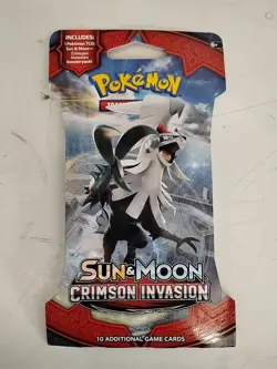 1 Pack- Pokemon TCG: Sun & Moon Crimson Invasion Sleeved Booster Pack Random Art - Image 2