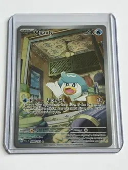 Quaxly 206 / 193 Pokemon Paldea Evolved 2023 Mint - 9.0 + Illustration Rare Holo - Image 1