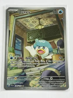Quaxly 206 / 193 Pokemon Paldea Evolved 2023 Mint - 9.0 + Illustration Rare Holo - Image 2