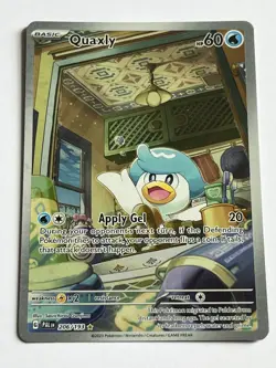 Quaxly 206 / 193 Pokemon Paldea Evolved 2023 Mint - 9.0 + Illustration Rare Holo - Image 4