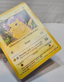RED CHEEKS Pikachu 58/102 Shadowless MISPRINT ERROR Base Set Pokemon 7353 - Image 5