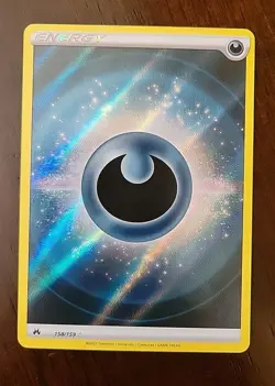 NM! Darkness Energy - 158/159 - Crown Zenith Textured Foil - Pokemon TCG - Image 1