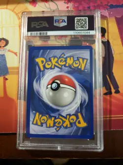 Chansey 003/130 Base Set 2 Holo 2000 Pokemon PSA 7 Partial SWIRL - Image 2