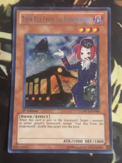 Yugioh: Tour Bus From the Underworld - ORCS-EN086 - Secret Rare - 1st Ed - LP - Image 1