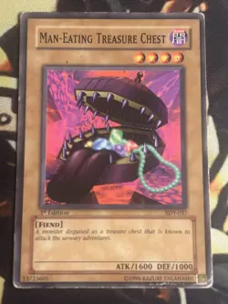 Yugioh: Man-Eating Treasure Chest - SDY-037 - Common - 1st Edition - HP - Image 1