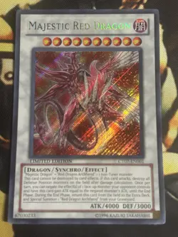 Yugioh: Majestic Red Dragon - CT07-EN001 - Secret Rare - Limited Edition - NM - Image 1