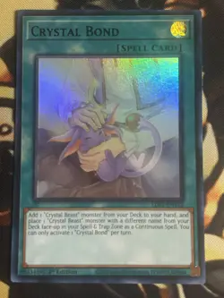 Yugioh: Crystal Bond - LDS1-EN112 - Ultra Rare (Green) - 1st Edition - NM - Image 1