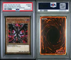 PSA 9 Red-Eyes Black Dragon MGED-EN003 Yugioh Maximum Gold Rare El Dorado 1st Ed - Image 3