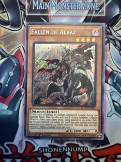 Yugioh! Fallen Of Albaz Secret Rare Near Mint 1st Edition ROTD-EN011 - Image 1