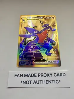 Cynthia's Garchomp ex 241/182 “FAN MADE CARD” Destined Rivals Holo Hyper - Image 1