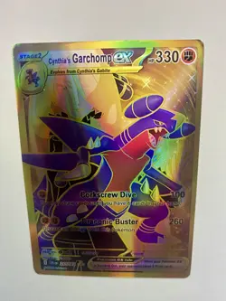 Cynthia's Garchomp ex 241/182 “FAN MADE CARD” Destined Rivals Holo Hyper - Image 5