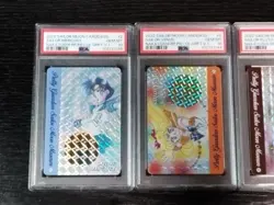 PSA 10 Sailor Moon 4-Piece Set Carddass from Japan Japanese Card GEM MINT - Image 2