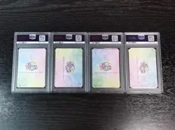 PSA 10 Sailor Moon 4-Piece Set Carddass from Japan Japanese Card GEM MINT - Image 4