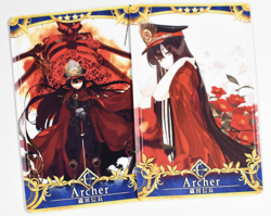 Oda Nobunaga Archer Both Ascensions 2 Card Set Fate Grand Order Arcade FGO AC - Image 1