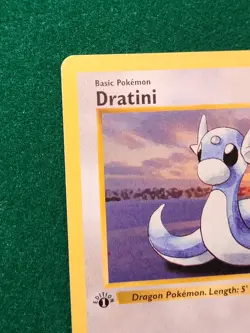 Dratini 26/102 1st Edition Base Set 1999 WOTC Vintage Pokemon Card - LP+ - Image 5