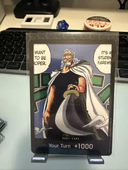 One Piece Card Game Don Silvers Rayleigh OP12 Legacy of the Master - Image 1