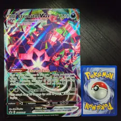 Eternatus VMAX JUMBO Oversized Card SWSH045 Black Star Promo - NM - Image 1
