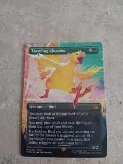 Traveling Chocobo Bird Card - Image 1