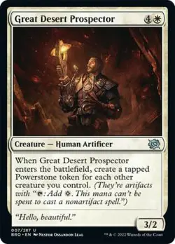 4x Great Desert Prospector MTG The Brothers' War NM Magic Regular - Image 1