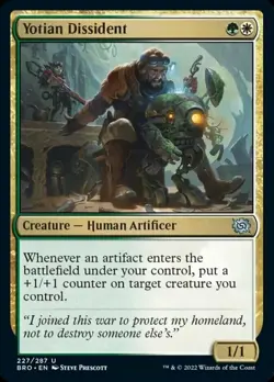 4x Yotian Dissident MTG The Brothers' War NM Magic Regular - Image 1