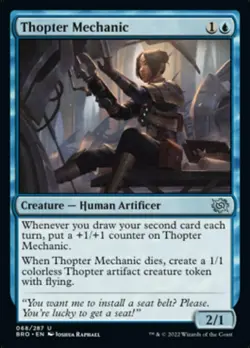 4x Thopter Mechanic - Foil MTG The Brothers' War NM Magic Foil - Image 1