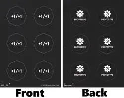 4x Punch-Out Token Counters MTG The Brothers' War NM Magic Regular - Image 1