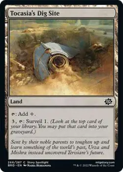 4x Tocasia's Dig Site MTG The Brothers' War NM Magic Regular - Image 1