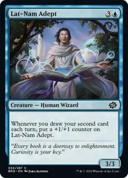 4x Lat-Nam Adept MTG The Brothers' War NM Magic Regular - Image 1