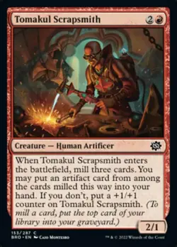 4x Tomakul Scrapsmith MTG The Brothers' War NM Magic Regular - Image 1