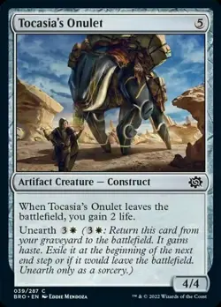 4x Tocasia's Onulet MTG The Brothers' War NM Magic Regular - Image 1