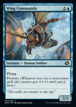 4x Wing Commando - Foil MTG The Brothers' War NM Magic Foil - Image 1