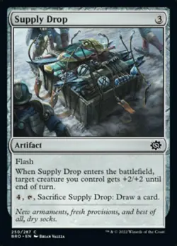 4x Supply Drop MTG The Brothers' War NM Magic Regular - Image 1