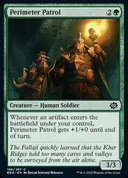 4x Perimeter Patrol MTG The Brothers' War NM Magic Regular - Image 1