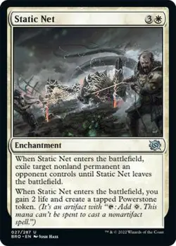 4x Static Net MTG The Brothers' War NM Magic Regular - Image 1