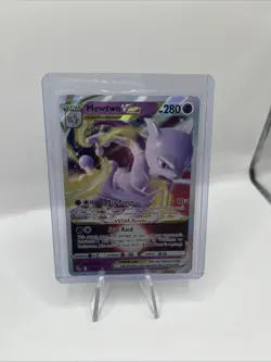 Pokemon Go Mewtwo VSTAR Ultra Rare Holo Card #031/078 2022 - Image 1