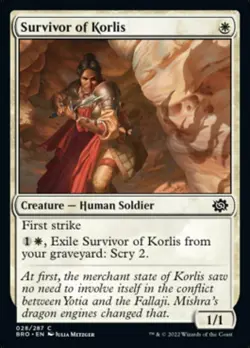 4x Survivor of Korlis MTG The Brothers' War NM Magic Regular - Image 1