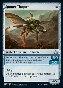 4x Spotter Thopter MTG The Brothers' War NM Magic Regular - Image 1