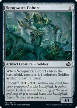 4x Scrapwork Cohort MTG The Brothers' War NM Magic Regular - Image 1