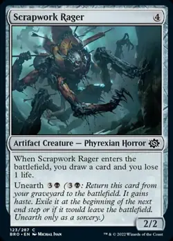 4x Scrapwork Rager MTG The Brothers' War NM Magic Regular - Image 1