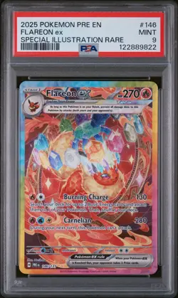 Pokemon TCG Prismatic Evolutions Flareon EX Special Illustration Card 146/131 - Image 2