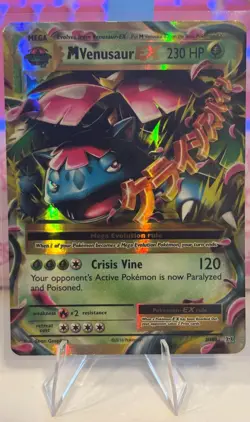 2016 POKEMON XY EVOLUTIONS M VENUSAUR EX HOLO 2/108 - Image 1