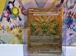 Teal Mask Ogerpon ex Hyper Rare Gold 177/131 SV: Prismatic Evolutions Pokemon - Image 1