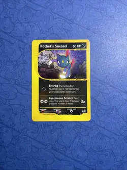 POKEMON PROMO CARD - BEST OF GAME - #5 ROCKET'S SNEASEL - WINNER (2003) RARE NM - Image 1