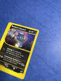 POKEMON PROMO CARD - BEST OF GAME - #5 ROCKET'S SNEASEL - WINNER (2003) RARE NM - Image 5