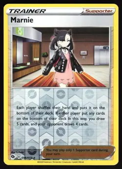 Marnie 56/73 Pokemon Champion's Path Reverse Holo Rare NM - Image 1